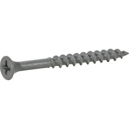 Hillman Deck Screw, #8 x 2 in, Steel, Flat Head, Phillips Drive 42604